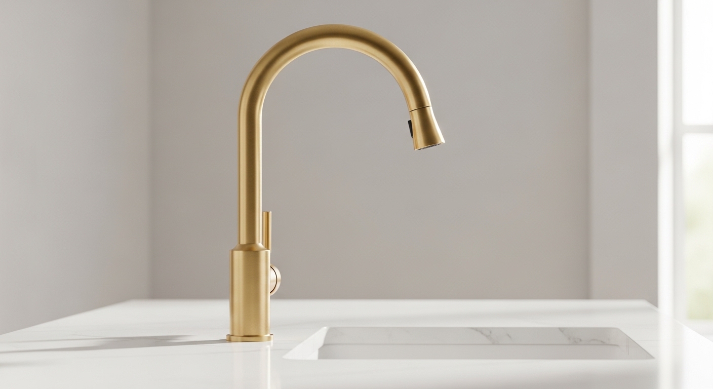 brass faucet gooseneck