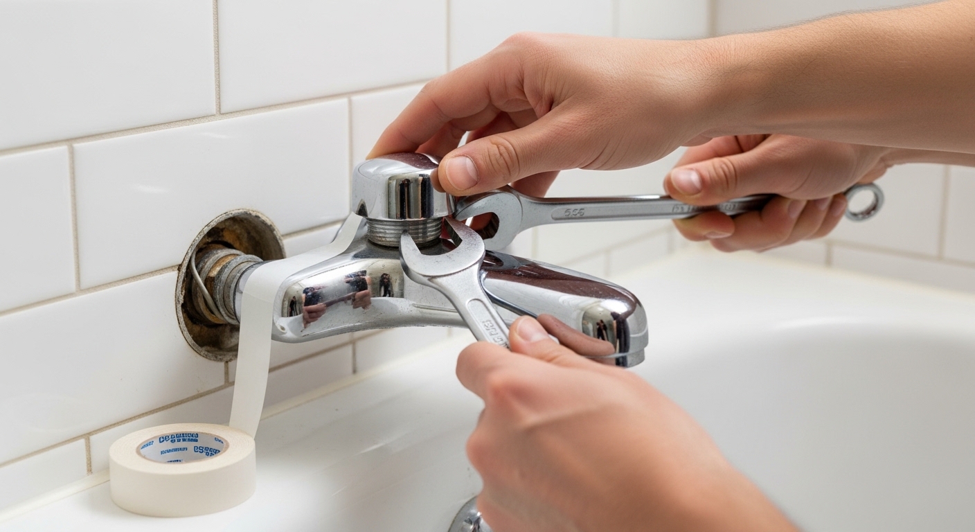 how to change faucet in bathtub