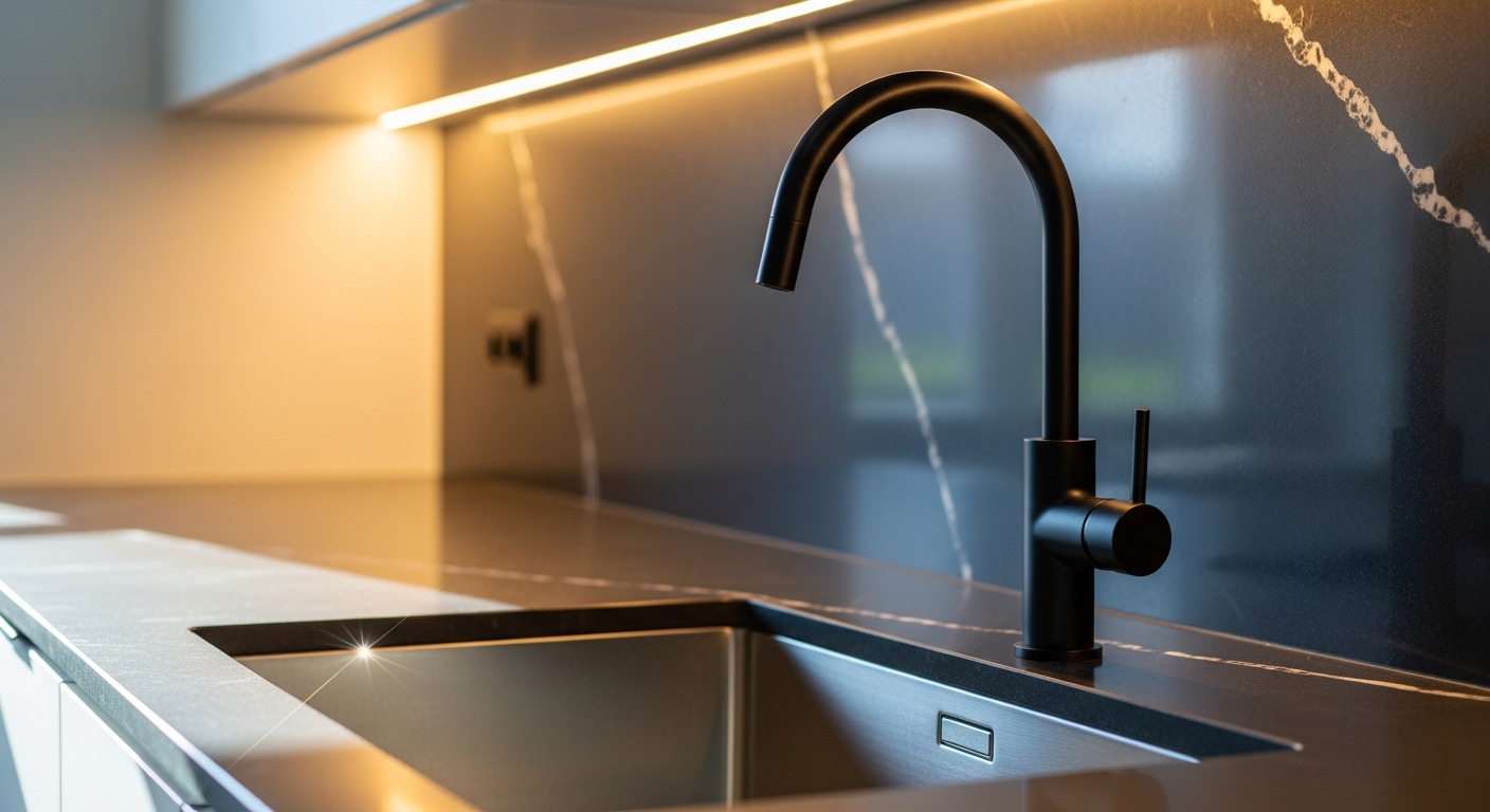 matte black ro tap