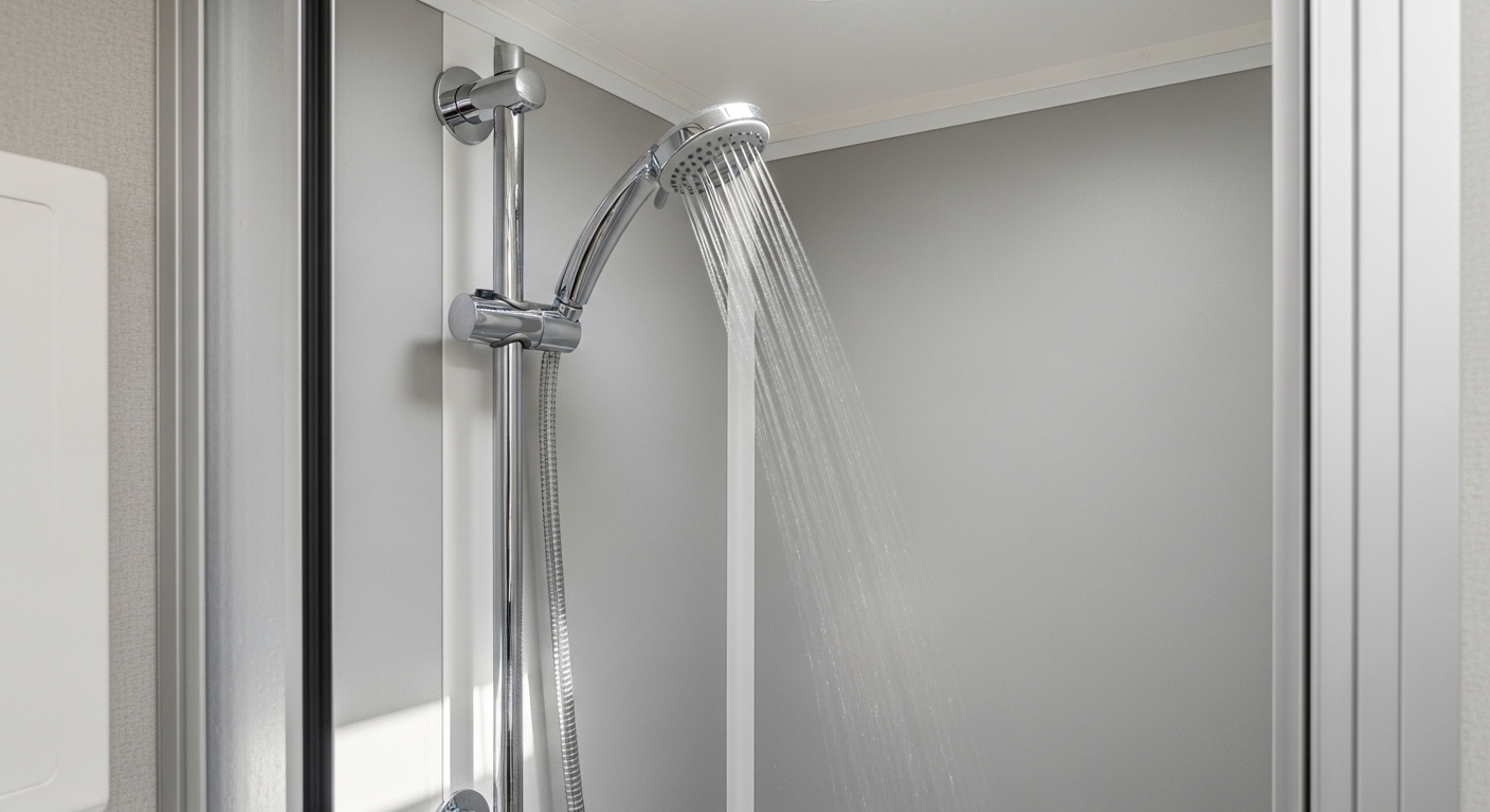 rv shower head low pressure