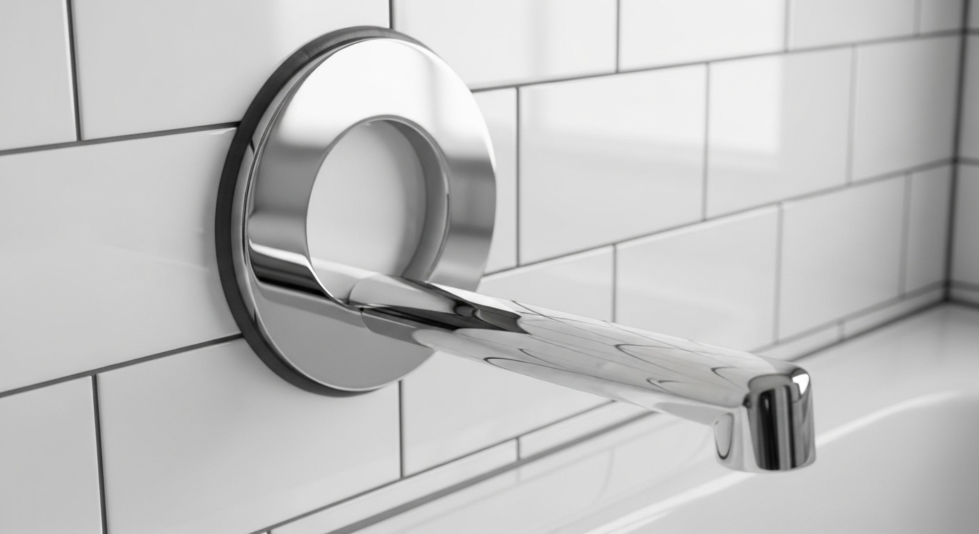 bathtub faucet flange