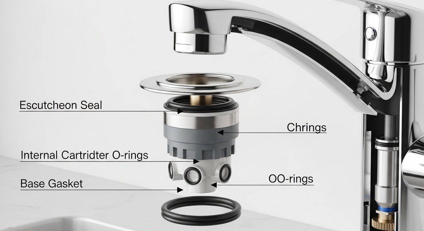 single handle faucet gasket
