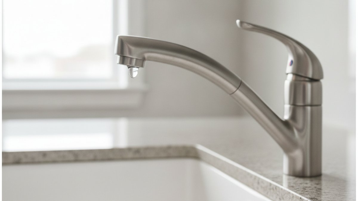 dripping faucet kitchen