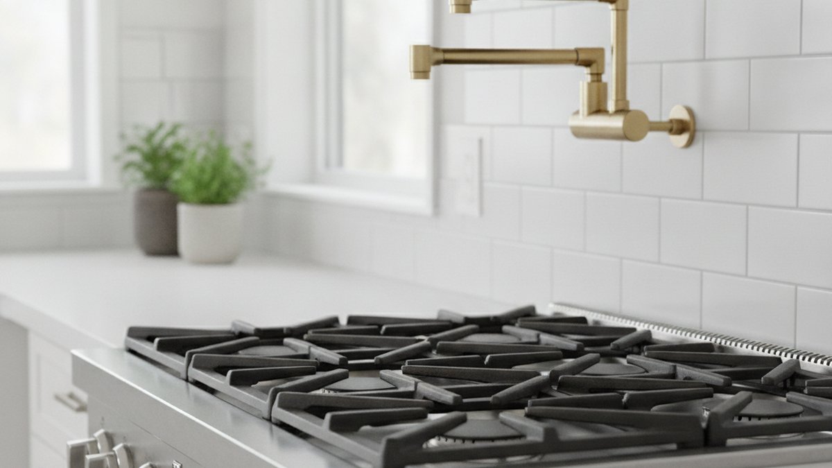 pot filler faucet history