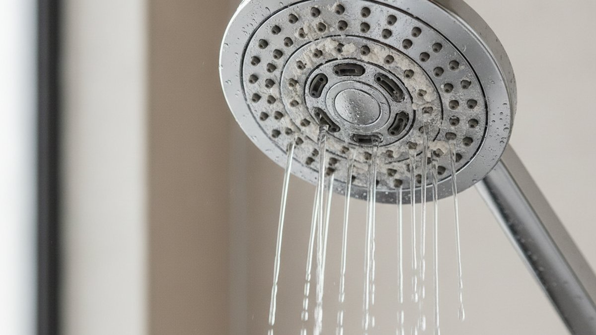 why does my shower head have low pressure