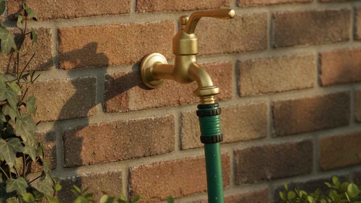 brass outdoor faucet by goodland
